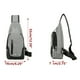 thumbnail image 3 of Fiudx Bolso de Pecho Multifuncional, Diseño de Carga Usb, Función Antirrobo, Gran Capacidad de Almacenamiento, Bolso Bandolera Informal, Uso Versátil En Exteriores, Mochila de Moda, Ligero y Cómodo d, 3 of 6
