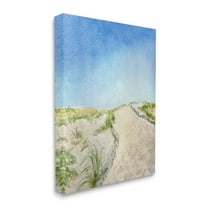 Stupell Industries Sand Dunes at Beach Coastal Nature Landscape Canvas Wall Art, 24 x 30, Design by Melissa Hyatt LLC