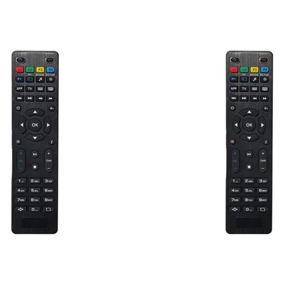 ZLight Remote Controller Wireless TV Control Battery Operated Travel Equipment Accessory Replacement for MAG254 MAG250 1 2Set