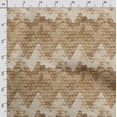 thumbnail image 3 of Soimoi Geometrical Print, Velvet Fabric, Decor Sewing Fabric by The Yard 54 Inch Wide,Decorative Fabric for Upholstery and Home Accents, Tawny Brown, 3 of 5