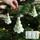 thumbnail image 1 of Lisbinx - Juego de 3 adornos navideños verdes de PVC para árbol de Navidad, ideal para festivales y salas de estar., 1 of 1