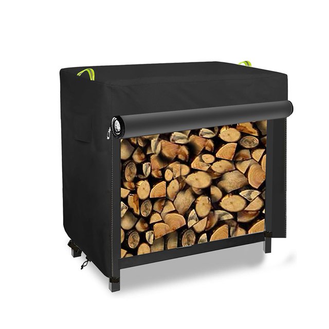Bgsha 125 * 65 * 110cm 210D Oxford Cloth Outdoor Firewood Rack Rain And Dust Cover