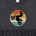 thumbnail image 4 of Inktastic Dirt Biking Motocross Retro Girls Baby Dress, 4 of 5