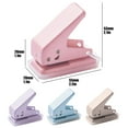 thumbnail image 2 of Single Hole Punch 6mm 1/4 Inch Circle Holes 10 Sheet Punch Capacity Tiny Portable Hole Puncher For Paper Chipboard Index Cards Card Stock And Art Project, 2 of 5