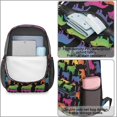 thumbnail image 4 of Bulldog Black Pattern 17" School Backpacks for Teens,Waterproof Oxford Fabric,S-Shape Padded Straps for School,Travel,Hiking,Camping, 4 of 6