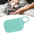 thumbnail image 6 of opvise Wash Board Non Slip Quick Decontamination Thickened Portable Silicone Mini Wash Board Green, 6 of 7