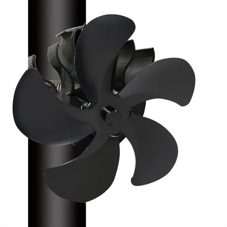 

Fireplace Fan 5 Blades Silent Stove Fan for Large Air Volume