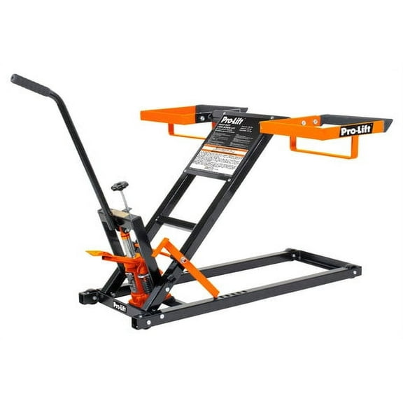 Pro-Lift Hydraulic Jack, 500 Lbs Capacity, Lawn Mower Lift for Riding Tractors and Zero Turn Mowers