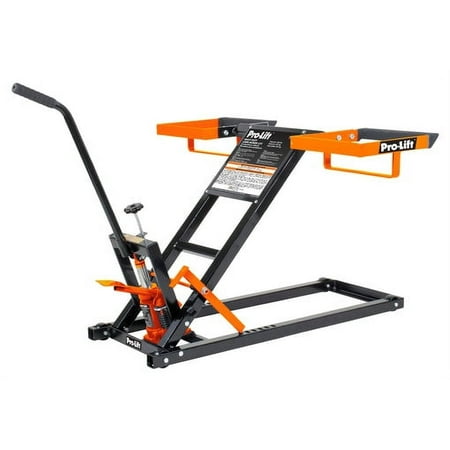 Pro-Lift Lawn Mower Lift with Hydraulic Jack for Riding Tractors and Zero Turn Lawn Mowers - 500 Lbs Capacity