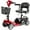 Red, variant on ​TOXOZERS Mobility Scooter for Seniors and Disabled Individuals Featuring Bright Headlights, USB Port, Basket, and Long-Range Battery in LightPurple