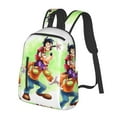 thumbnail image 2 of Goofy Cartoon Backpack Cute Printed Casual School Laptop Bags Lightweight Travel Sports Daypack Bookbags, 2 of 8