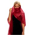 thumbnail image 2 of Elegant Solid Color Chiffon Wrap Versatile Bridal & Evening Party Scarf, 2 of 6