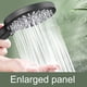 thumbnail image 3 of Cabezal De Ducha, Cabezal De Ducha De Mano Con Panel Ampliado Que Ahorra Agua ABS Para Reemplazo, 3 of 7