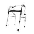 thumbnail image 3 of Andador plegable de aleación de aluminio portátil con soporte de apoyo ajustable para recuperación, andador plegable para personas mayores con doble reposabrazos, 3 of 12