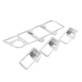 thumbnail image 3 of Window Lift Switch Panel 4Pcs Right Hand Drive Window Lift Switch Panel Decoration Cover Replacement Fit For Harrier Venza XU80 2020 2021, 3 of 8