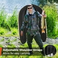 thumbnail image 5 of Aimee Lii Inflatable Fishing Float Tube with Pump Storage Pockets and Fish Ruler, Outdoor Exercise for Sports Lovers-Beige, 5 of 10