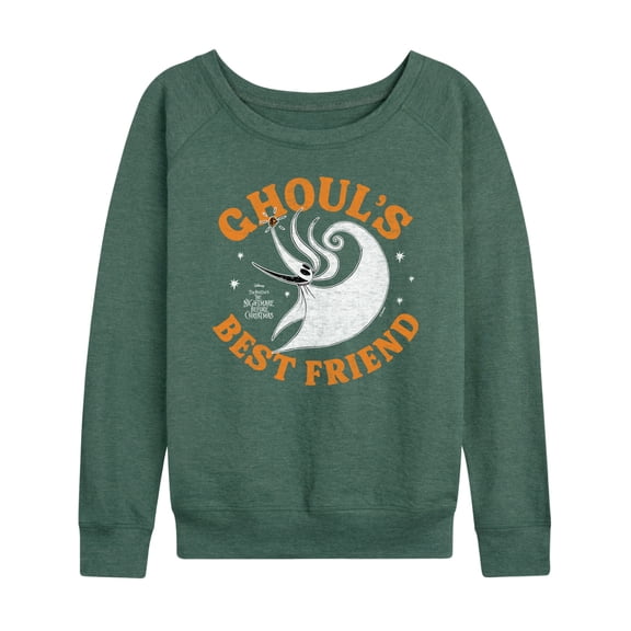 The Nightmare Before Christmas - Ghouls Best Friend - Women's French Terry Long Sleeve Pullover