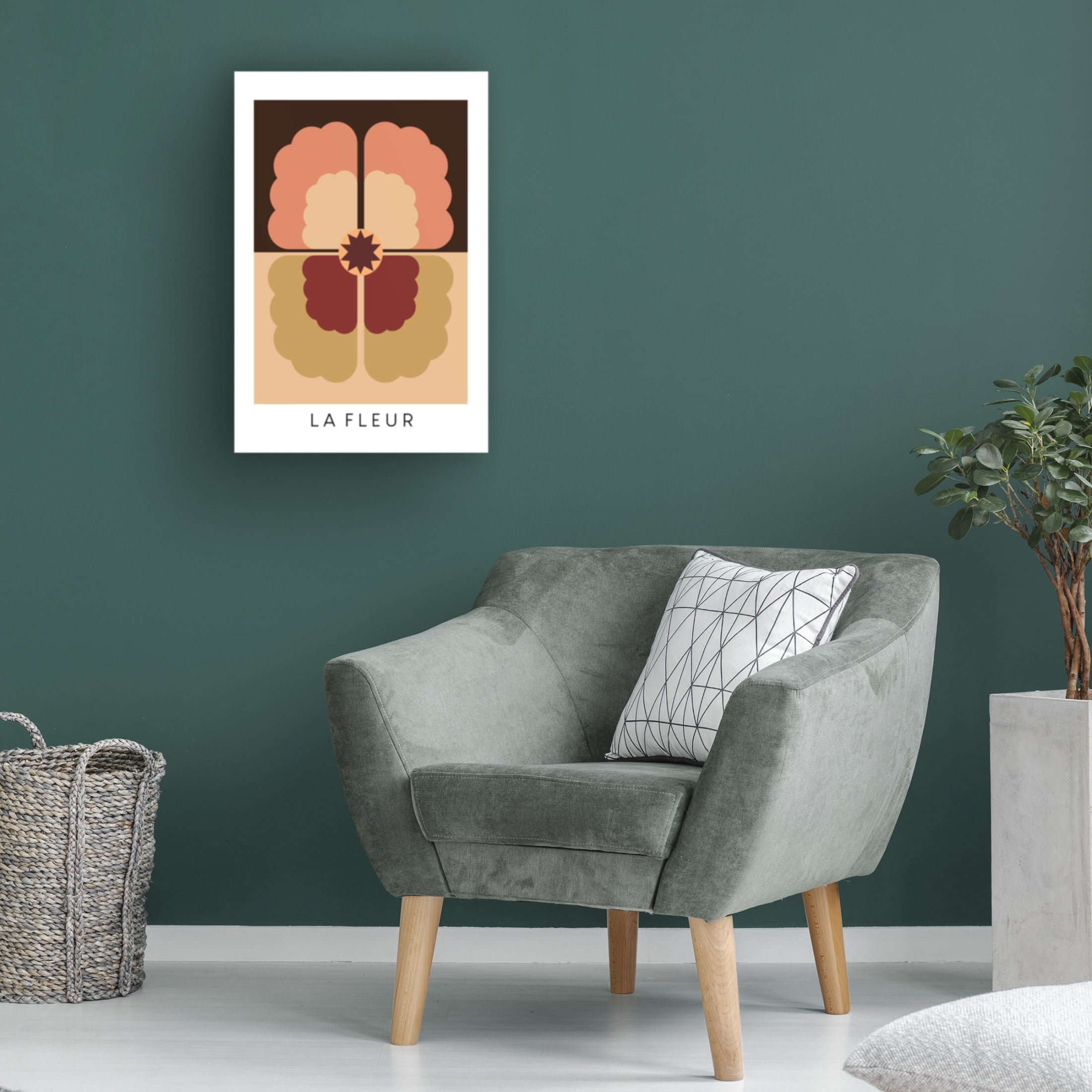 Trademark Fine Art Frances Collett La Fleur Canvas Wall Art