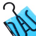 thumbnail image 3 of KAKOWELY Housse de Protection pour Perruque 2 Pcs Sacs en Pvc avec Crochets Sac de Rangement Imperméable pour Extensions de Cheveux Cintre Multifonctionnel pour Pinces à Cheveux 26.77"X5.51"X0.04 Pouces, 3 of 4