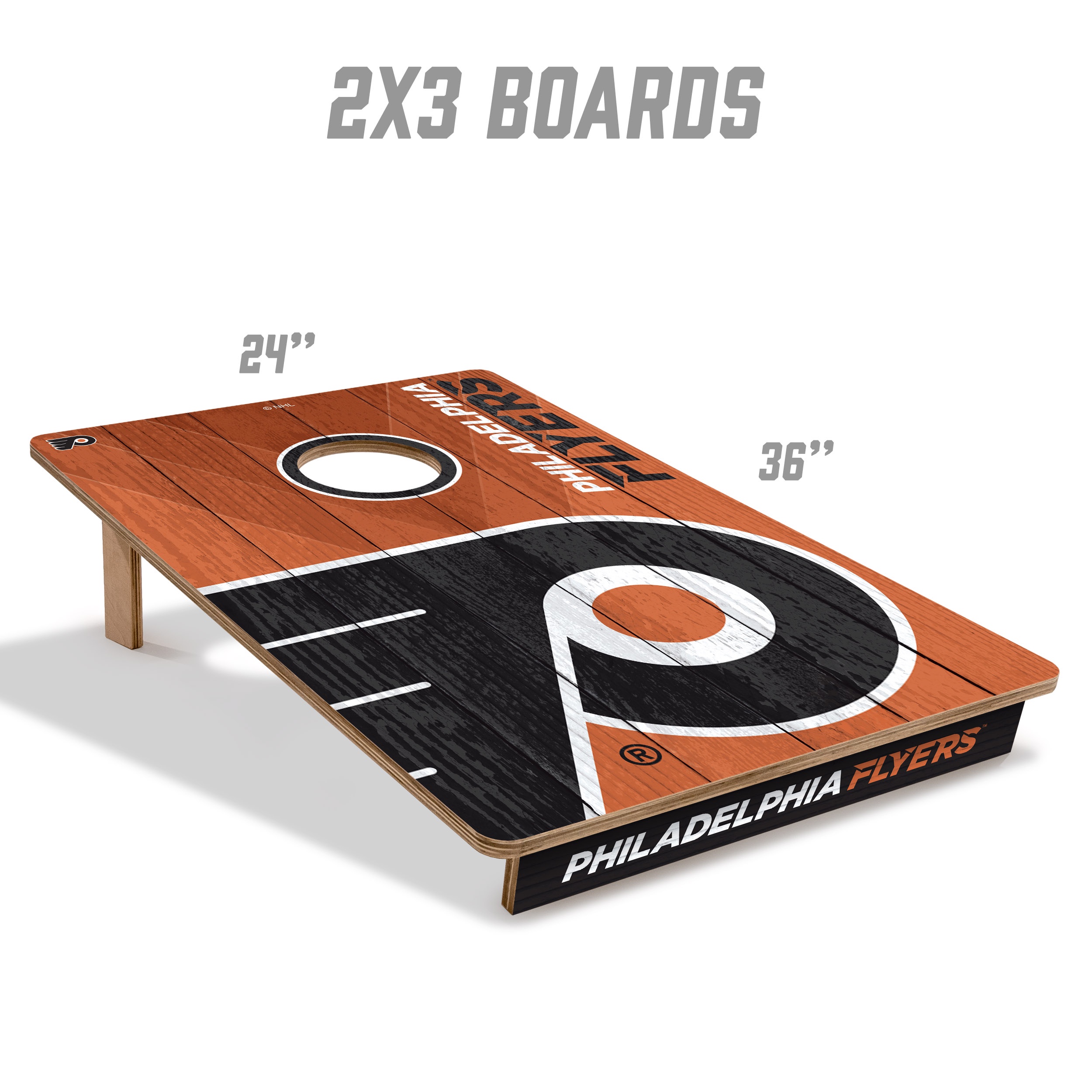 YouTheFan NHLPhiladelphia Flyers 2' x 3' Cornhole Game