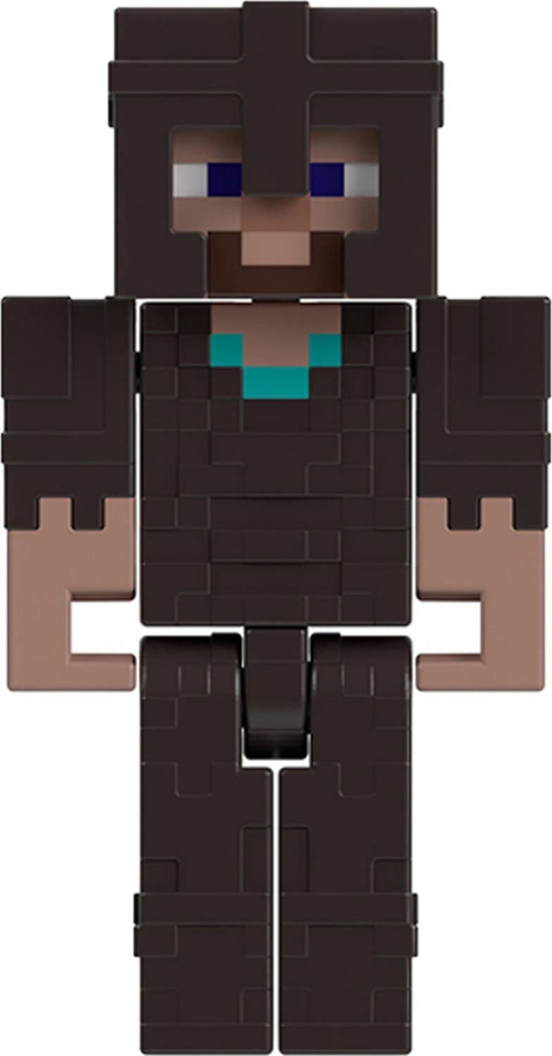 Minecraft Action Figures & Accessories Collection, 3.25-in Scale & Pixelated Design (Characters May Vary)