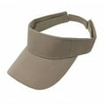 thumbnail image 1 of 2-Pack Sun Visor Adjustable Cap Hat Athletic Wear (Khaki), 1 of 2