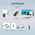 thumbnail image 7 of 2K Cameras for Home Security-2.4G WiFi Outdoor Camera Wireless Solar/Battery Powered, 360° Viewing, Human Detection, Color Night Vision, Cloud/SD Storage, 7 of 7
