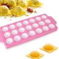 thumbnail image 4 of Maytalsory Dumplings DIY Tool Delicious Dumplings Easily Pink Wide Applications Durable 14 Grid Triangle, 4 of 6