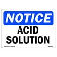 thumbnail image 1 of SignMission OS-NS-A-1218-L-10045 12 x 18 in. OSHA Notice Sign - Acid Solution, 1 of 1