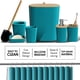 thumbnail image 3 of Set de accesorios de baño Clara Clark Teal con cortina de ducha, 3 of 9