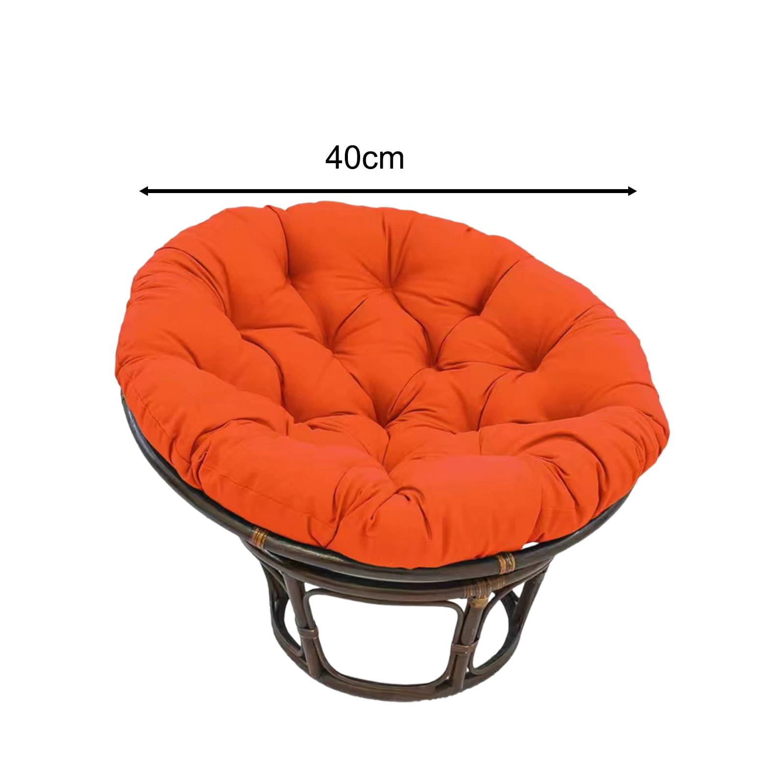 Gazechimp 40cm Swing Hanging Chair Cushion, Egg Chair Cushion for Indoor, Outdoor, Garden, Orange