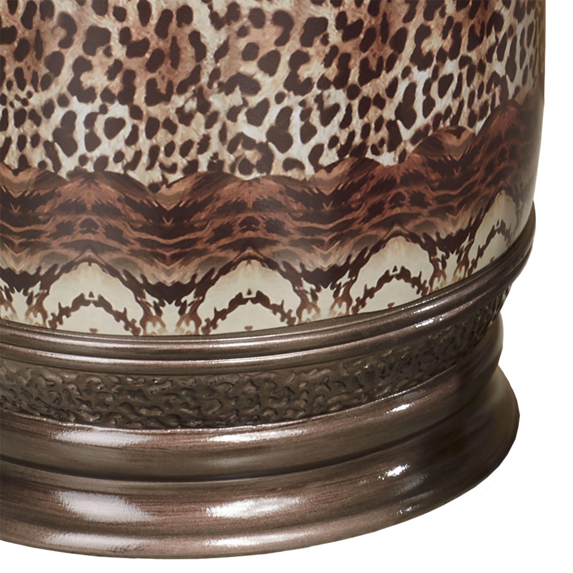Mombasa Safari Animal Print Bath Bathroom Wastebasket