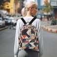 thumbnail image 7 of FORMRS Mini Backpack Purse for Women Travel Daypack Casual Shoulder Bag, Geometric Pattern, 7 of 7