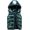 A-darkgreen, variant on CoCopeaunts Women Quilted Vest Shiny Down Vest Plus Size Winter Vest Down Jacket Coat with Hood