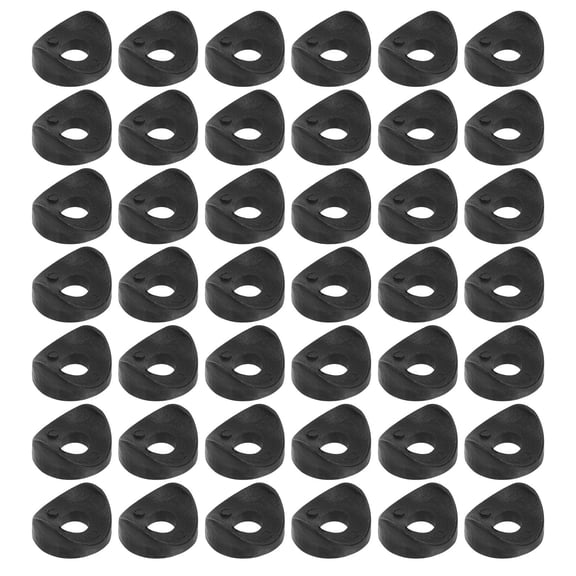 IFANLANDOR 100Pcs Duckbill Curved Rubber Washers for Furniture Assembly and Fastening