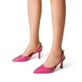 thumbnail image 6 of DREAM PAIRS Women's Chic Pointed-Toe Slingback Heels – Elegant & Versatile, 6 of 7