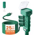 thumbnail image 1 of Temporizador resistente al agua SURAIELEC para energía exterior con mando a distancia de 30 m, 1 of 7