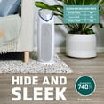 thumbnail image 3 of GermGuardian Air Purifier with HEPA Filter, UV-C, Removes Odors, Mold, 743 Sq. ft, AC4825W, White, 3 of 9