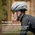 thumbnail image 2 of ROCKBROS Aerodynamic Helmet,Streamlined Cycling headgear Unisex,Protective Ultralightweight Bike Helmets, 2 of 9