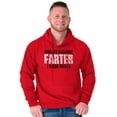 thumbnail image 3 of Worlds Greatest Father I Mean Farter Hoodie Hooded Sweatshirt Men Brisco Brands S, 3 of 5