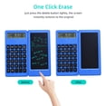 thumbnail image 3 of 6-inch LCD Writing Tablet with 12-Digit Calculator Function, Foldable Design for Screen Lock & Portability, One-Click Erase, Reusable & Eco-Friendly, Powered by 2 Replaceable CR1220 Button Batteries,, 3 of 6