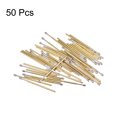 thumbnail image 3 of Unique Bargains Goupille de Sonde de Test à Ressort 50 Pcs Embout 1.3mm 1.02mm Couvercle 24.2mm pour Test PCB, 3 of 6