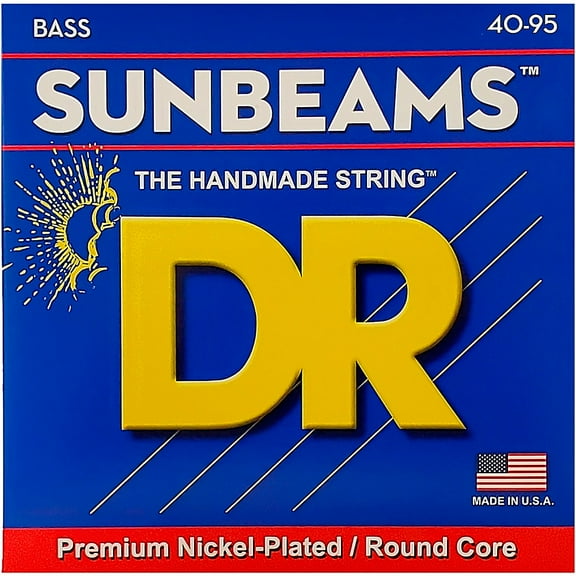 DR Strings SUNBEAM Nickel Plated Bass Strings Lite (40-95)