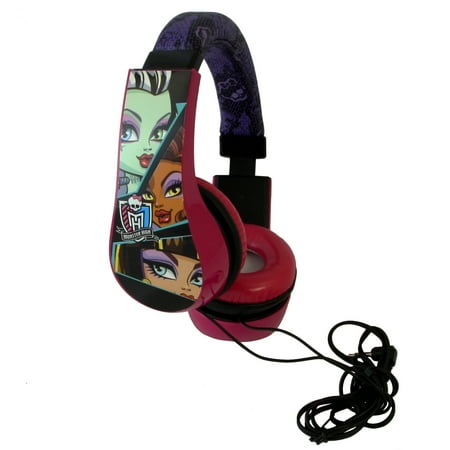 Monster High Kids Friendly Cushioned Headphones