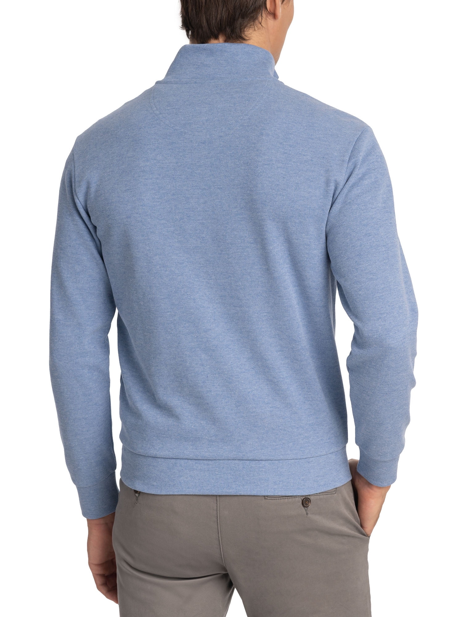 U.S. Polo Assn. Men's Quarter Zip Flatback