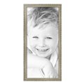 thumbnail image 2 of ArtToFrames 12" x 26" Silver Compo Dark Wash Picture Frame, 12x26 inch Silver Wood Poster Frame (WOM-5227),  Pack, 2 of 7