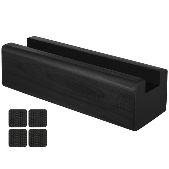 Pawsdot Mirror Stand for Wedding Wooden Mirror Support Stand Black Wood 1Pcs