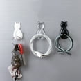 thumbnail image 2 of kurtrusly 2Pcs Forme Animale Crochet Sans Punch Couloir Ménage Porte-Clé Cintre Transparent 1Set, 2 of 6