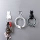 thumbnail image 5 of Advancent Gancho en forma de animal ABS de 2 piezas, reemplazo autoadhesivo decorativo sin perforaciones, colgador de llaves de baño de estilo Almacenamiento y organización del hogar Blanco, 5 of 6