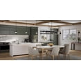 thumbnail image 4 of Progress Lighting, Rivera Collection, 1-Light Wall Sconce, Matte Black, Clear Textured Glass, 4 of 12
